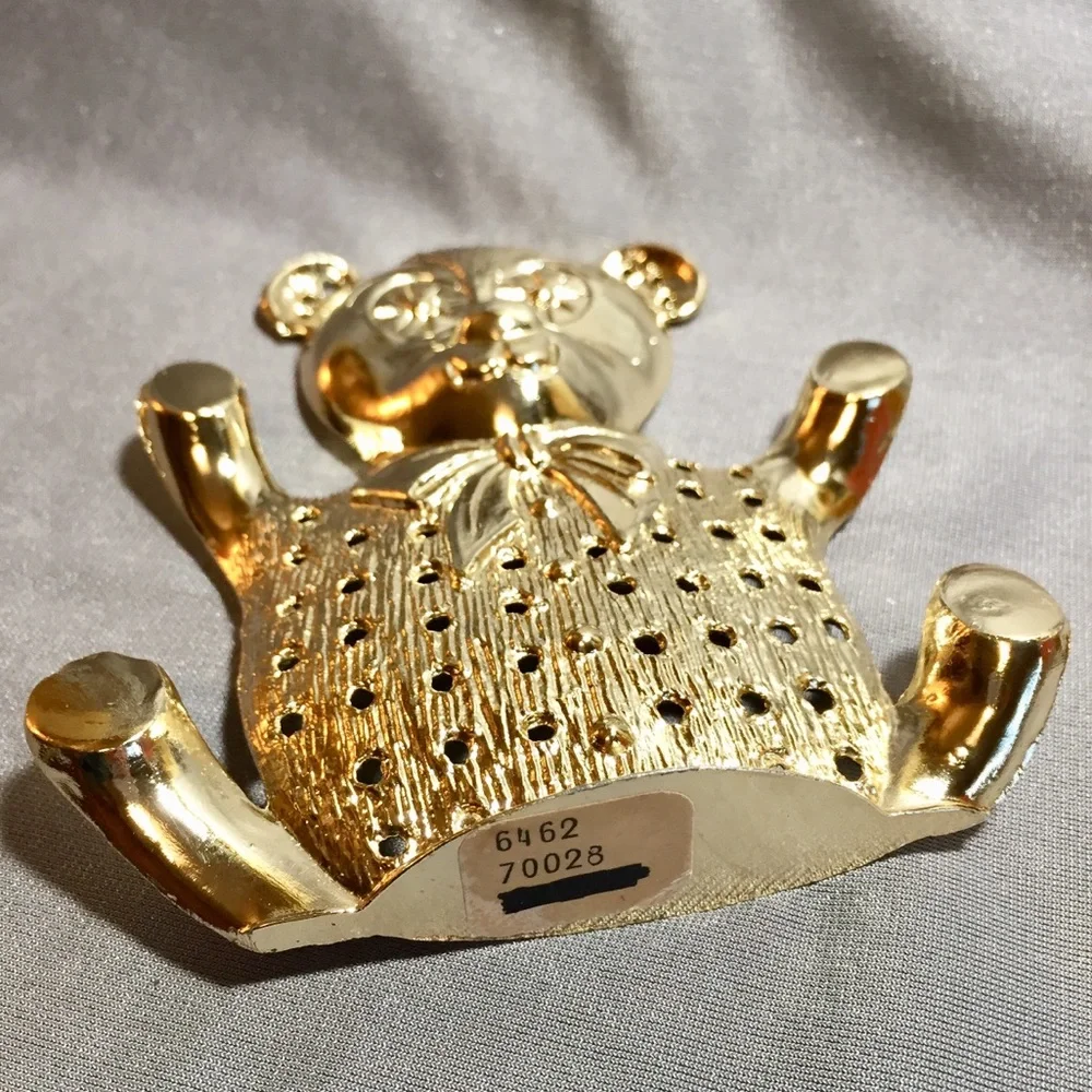 Vintage Torino Teddy Bear Jewelry Holder